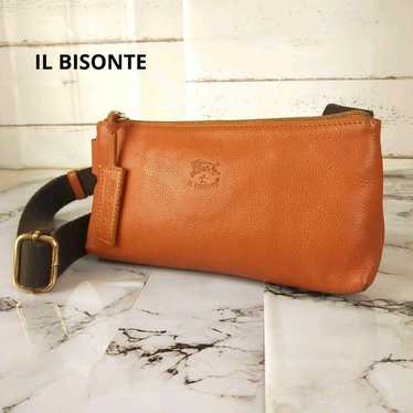 【Excellent Condition】IL BISONTE ☆ Shoulder Mini Po