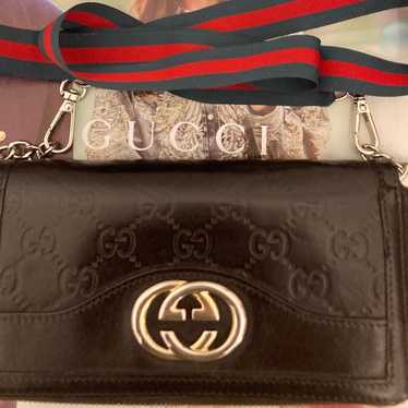 Gucci Guccisima leather wallet crossbody