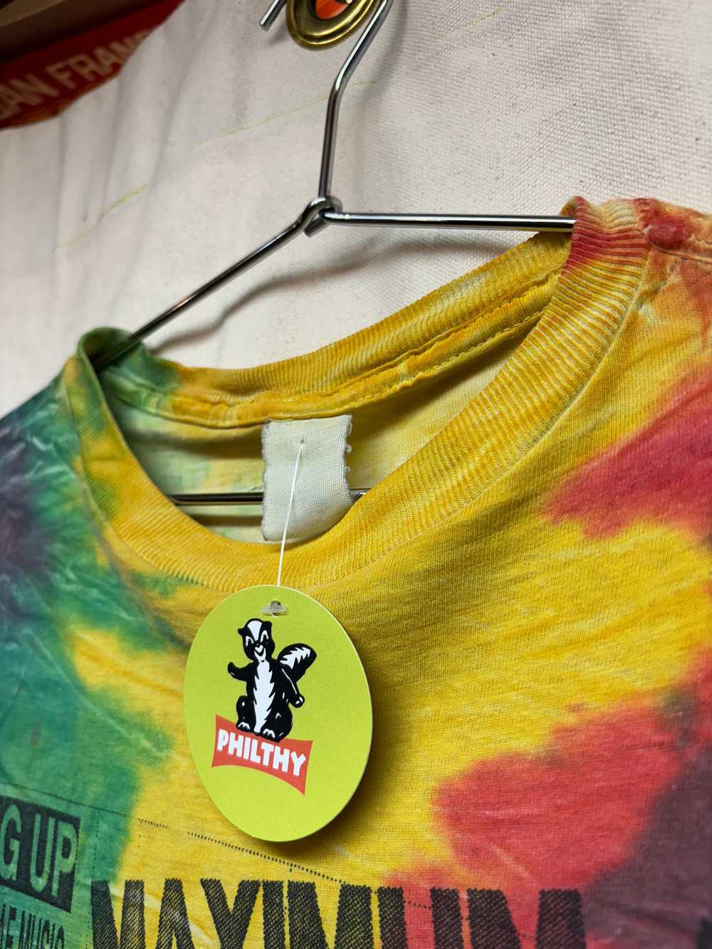 Vintage Bob Marley Rasta Tie Dye Joint Big Face T… - image 5