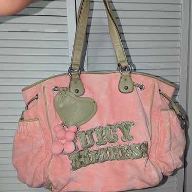 Vintage Pink and Green Juicy Couture Bag