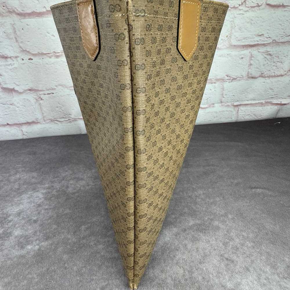 Authentic Gucci Vintage Micro Monogram Web Sherry… - image 4