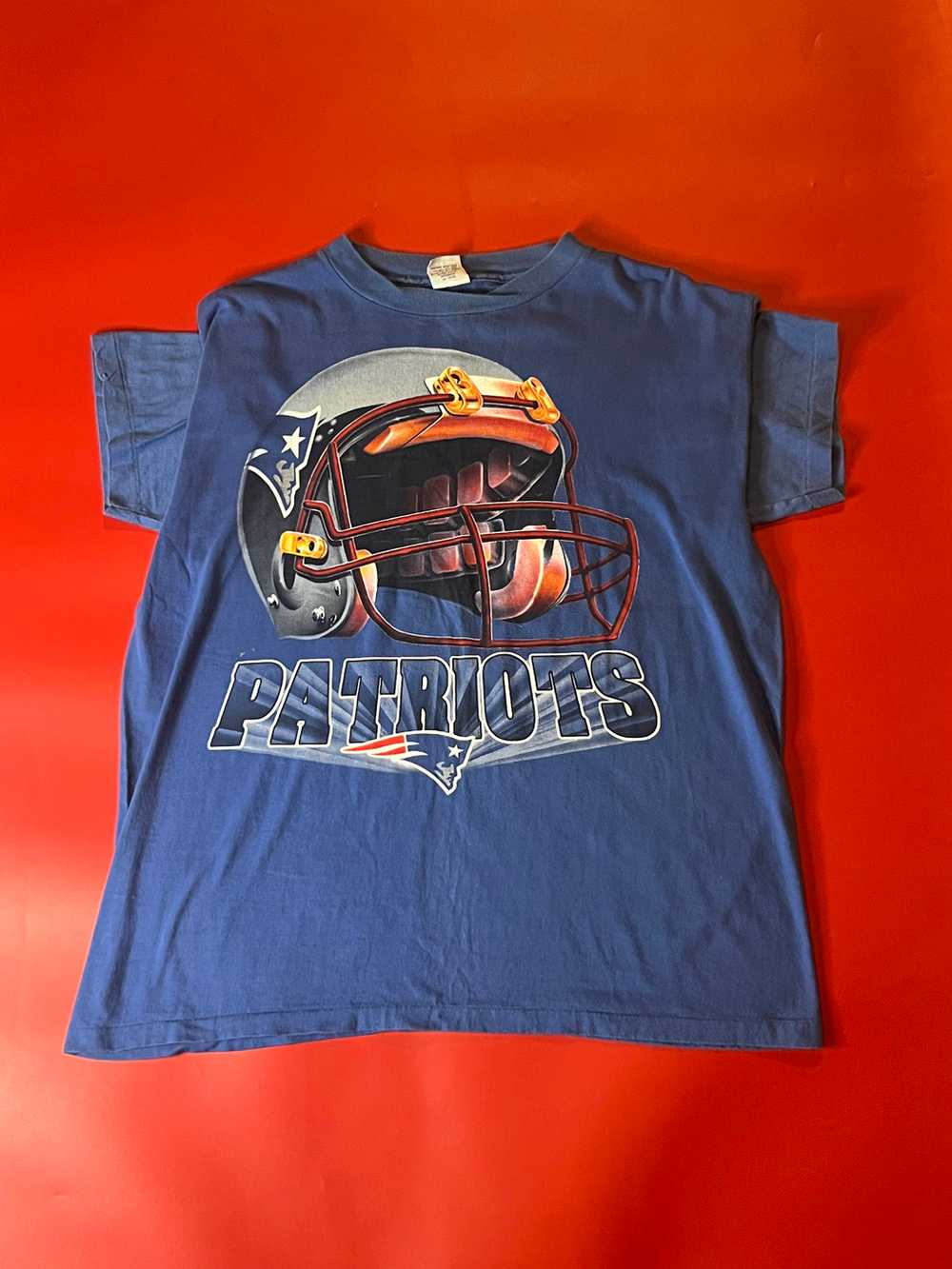 90’s Blue New England Patriots Tee - image 1