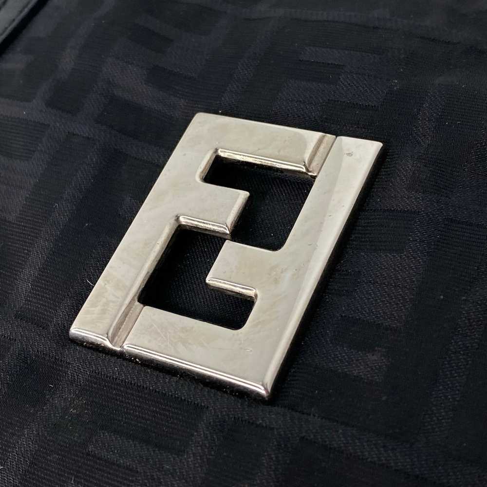 Black Fendi y2k Monogram Shoulder Bag - image 4