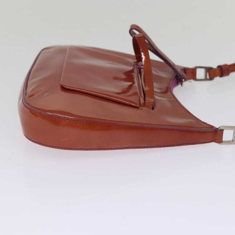 Prada -- Brown Patent Leather Shoulder Bag (Pre-O… - image 10