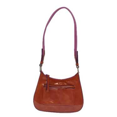 Prada -- Brown Patent Leather Shoulder Bag (Pre-O… - image 1