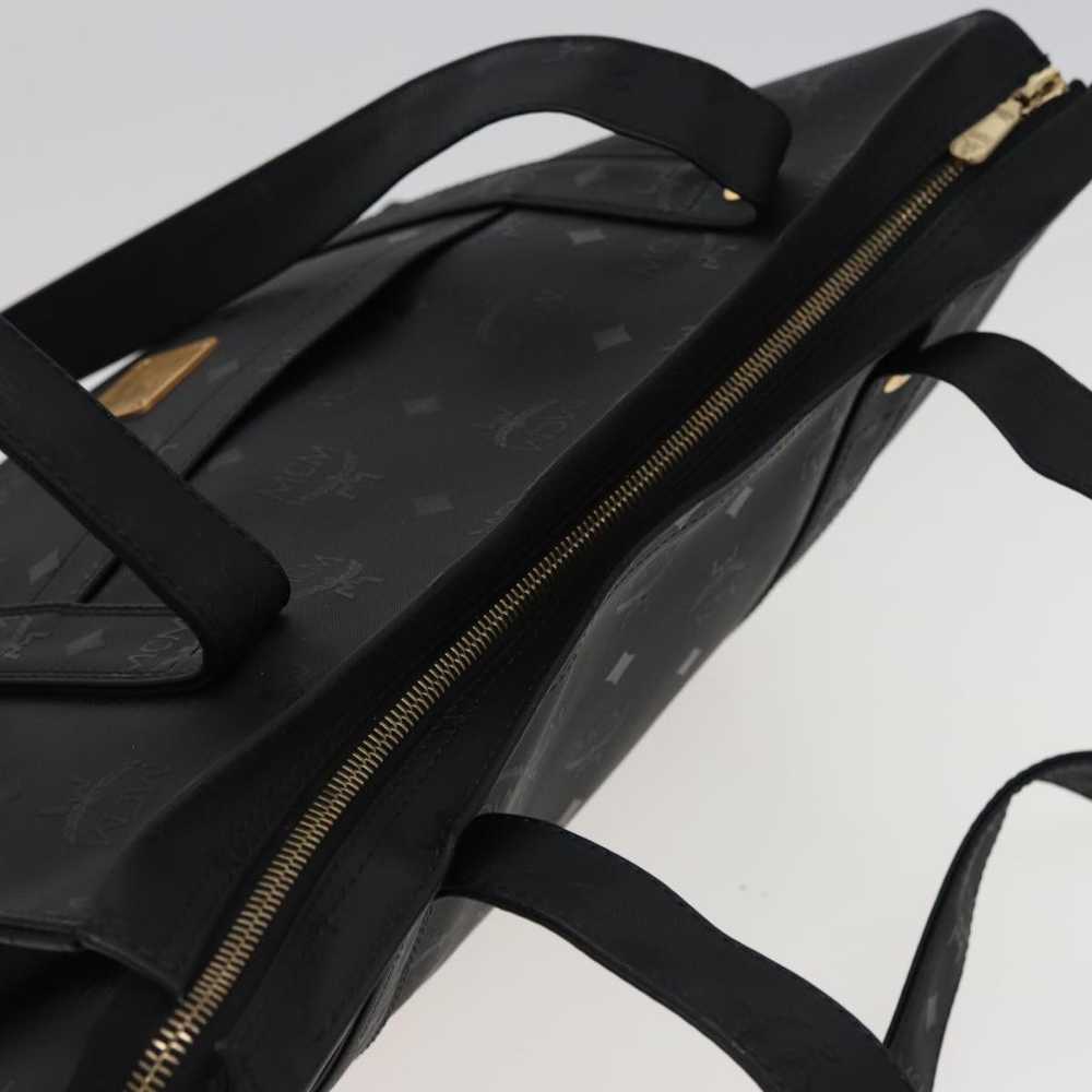 MCM Visetos Black Synthetic Tote Bag (Pre-Owned) - image 4