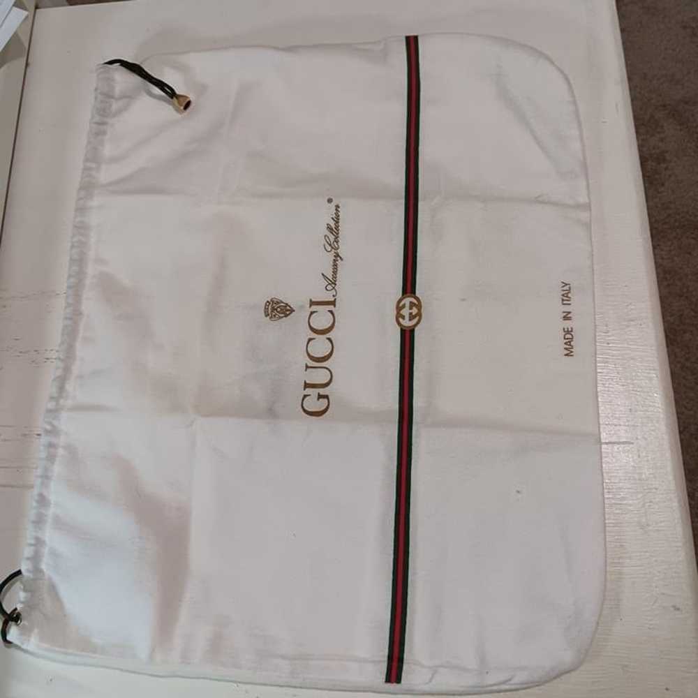 Authentic Gucci Eclipse Canvas leather trim tote … - image 12