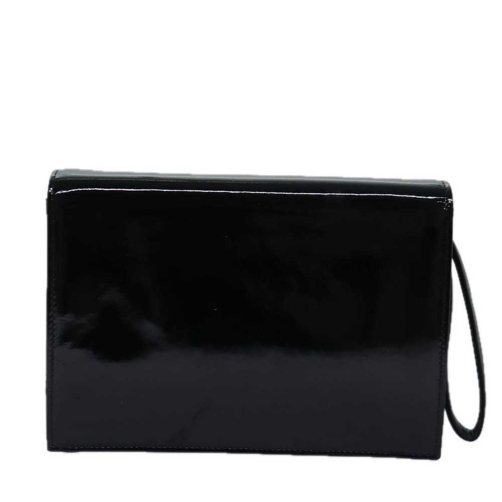 Chanel - Black Patent Leather Clutch Bag (Pre-Own… - image 2