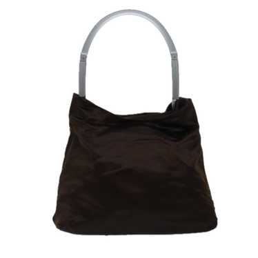 Prada -- Brown Synthetic Tote Bag (Pre-Owned) - image 1