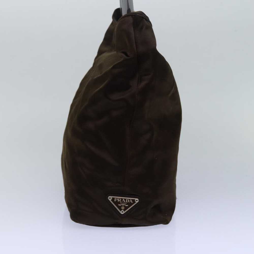 Prada -- Brown Synthetic Tote Bag (Pre-Owned) - image 4