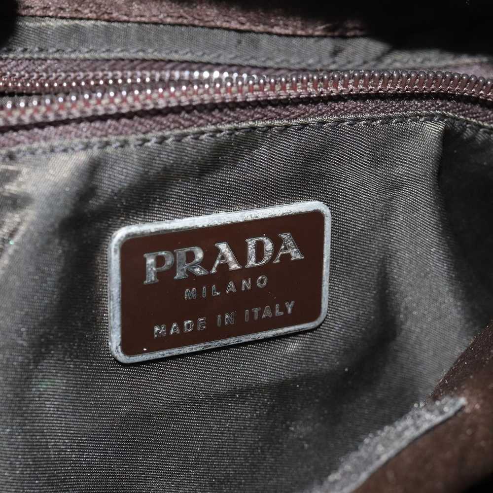 Prada -- Brown Synthetic Tote Bag (Pre-Owned) - image 7