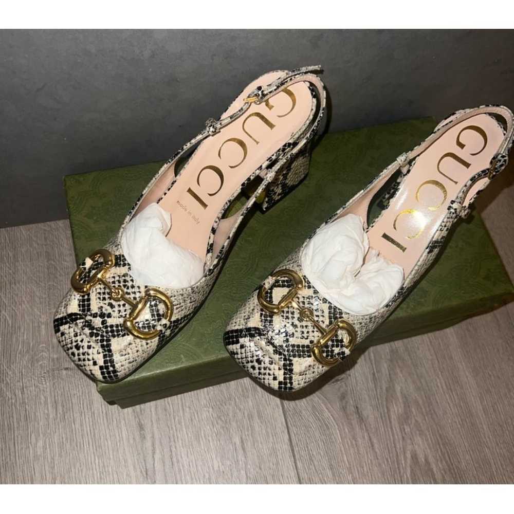 Gucci Python heels - image 2