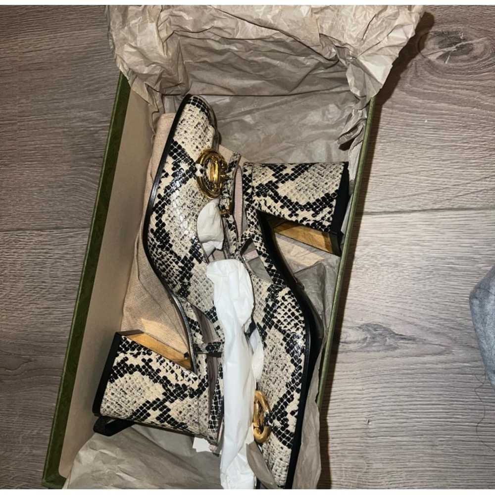 Gucci Python heels - image 4