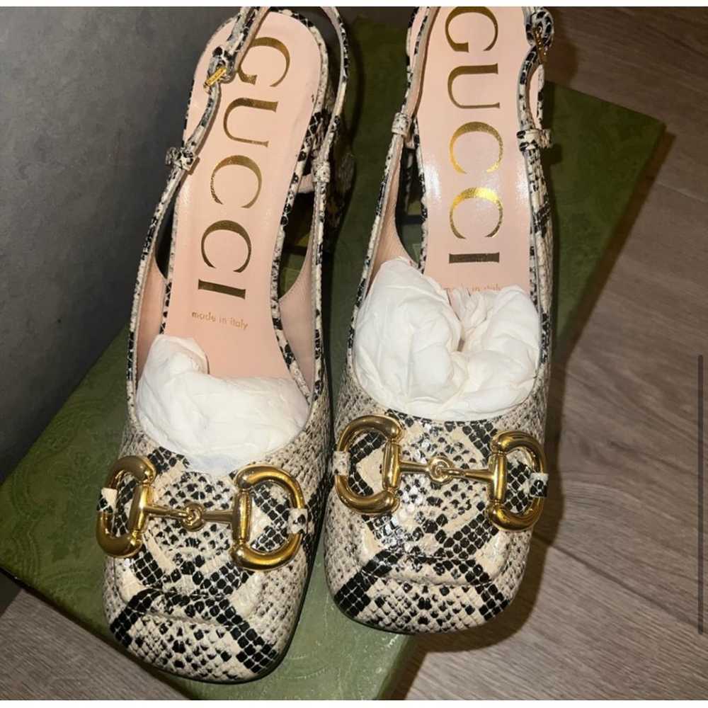 Gucci Python heels - image 5