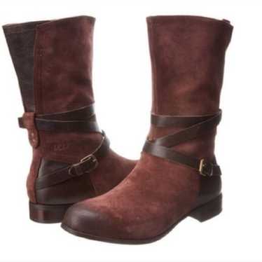 Ugg Deanna Bordeaux Boots Size 6.5 - image 1