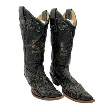 CORRAL Women's Lizard Inlay Western Cowgirl Boot … - image 1