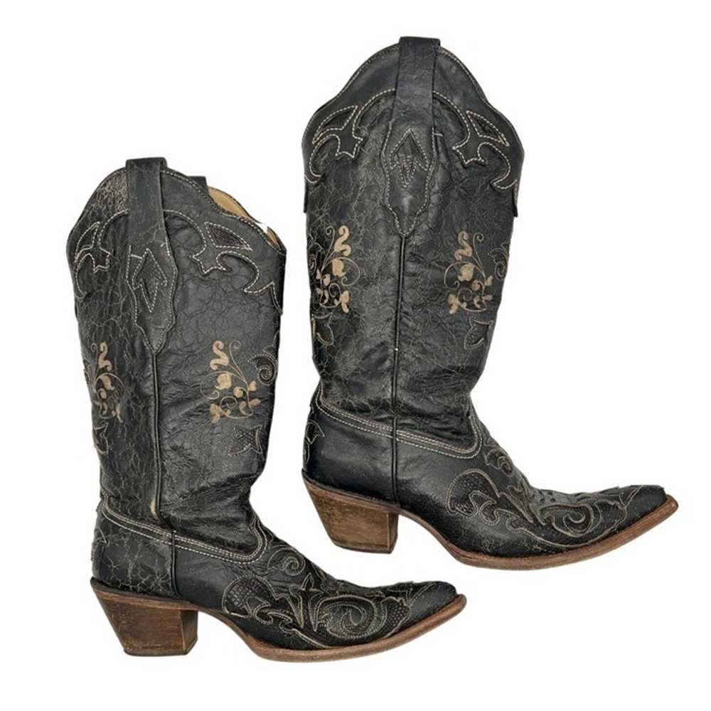 CORRAL Women's Lizard Inlay Western Cowgirl Boot … - image 6