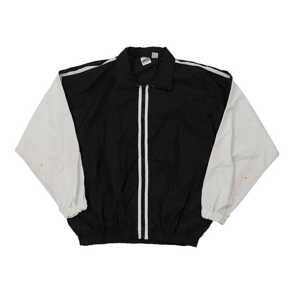 Athletic Works Track Jacket - XL Black & White Ny… - image 3