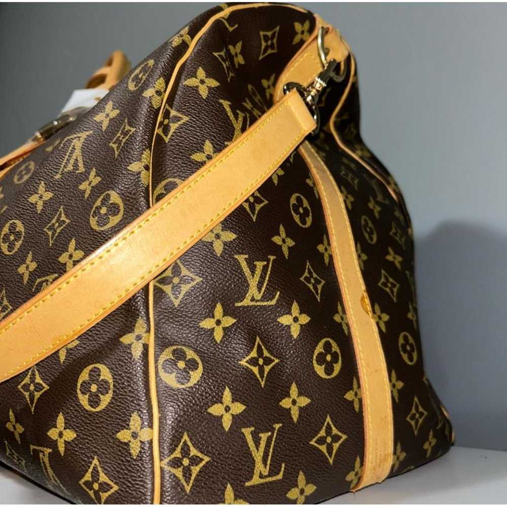 Louis Vuitton Keepall leather travel bag - image 8