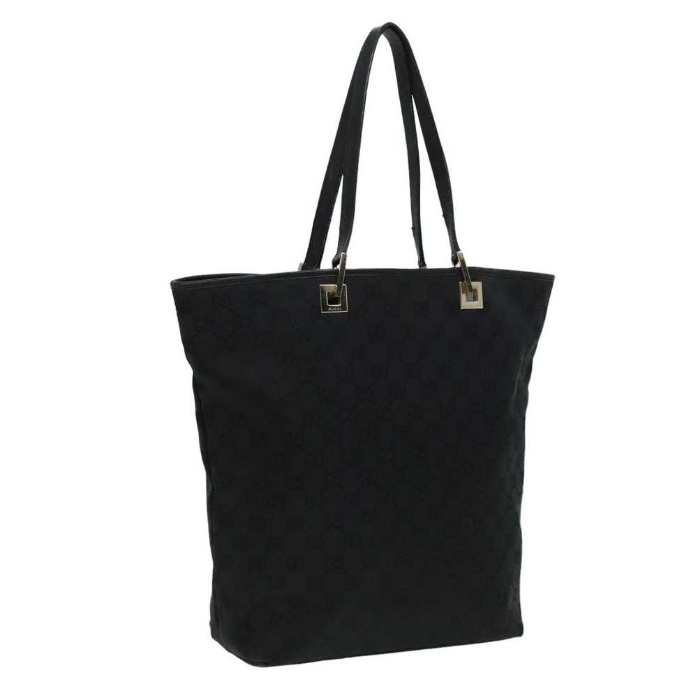 Gucci Gg Canvas Black Canvas Tote Bag (Pre-Owned) - image 12