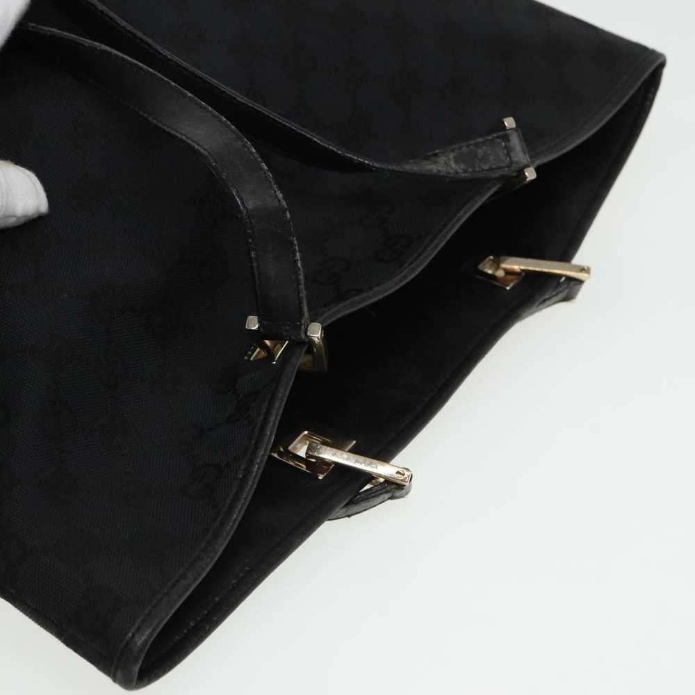 Gucci Gg Canvas Black Canvas Tote Bag (Pre-Owned) - image 4