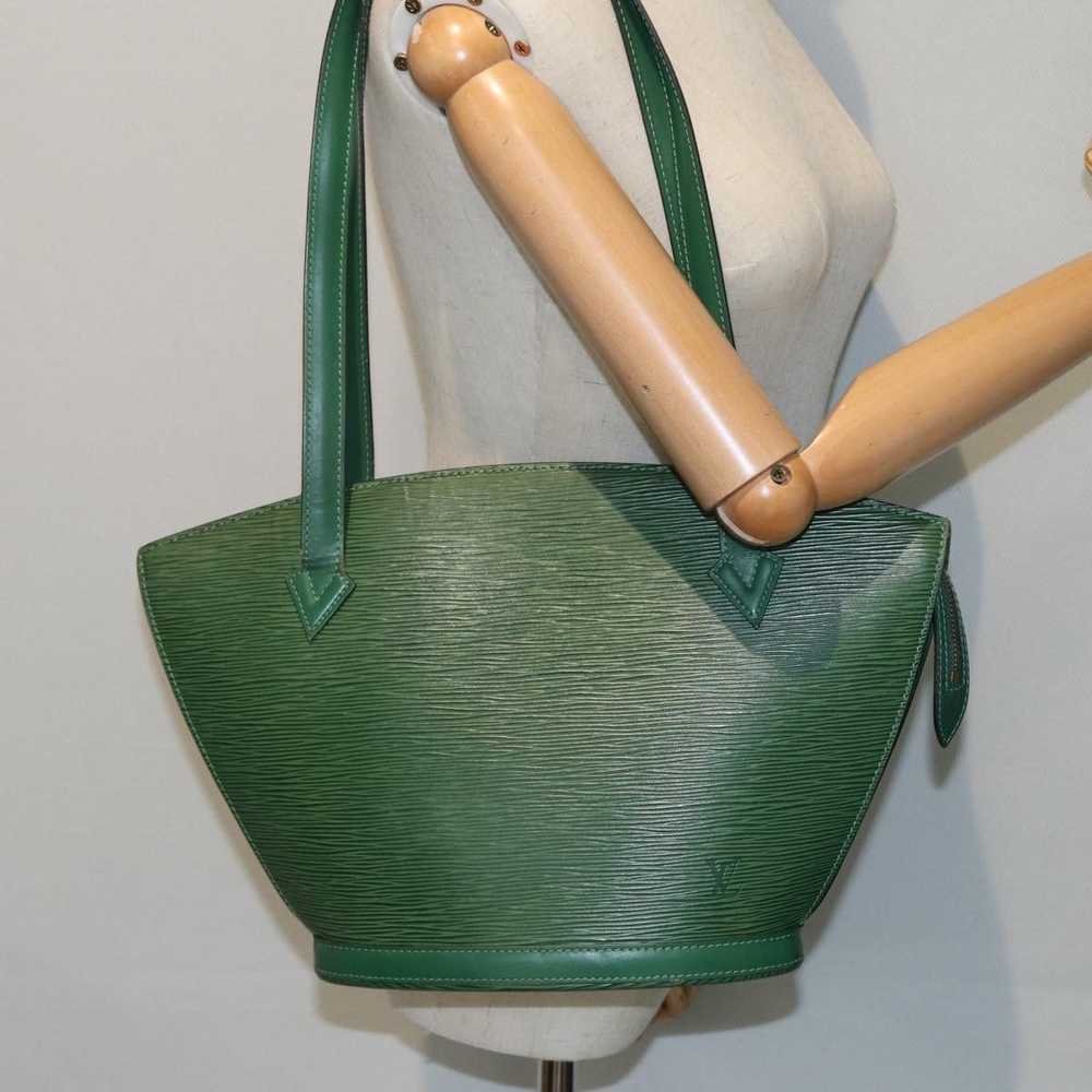 Louis Vuitton Saint Jacques Green Leather Shoulde… - image 7