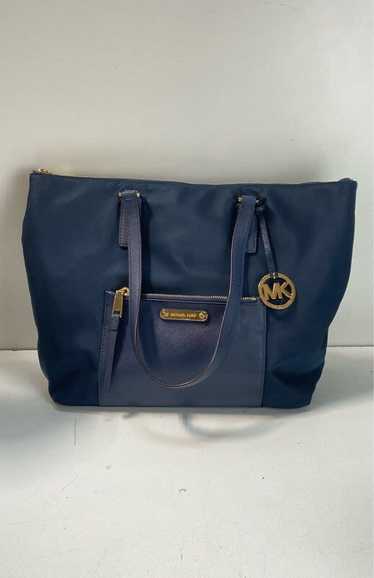 Michael Kors Nylon Ariana Shoulder Tote Dark Navy