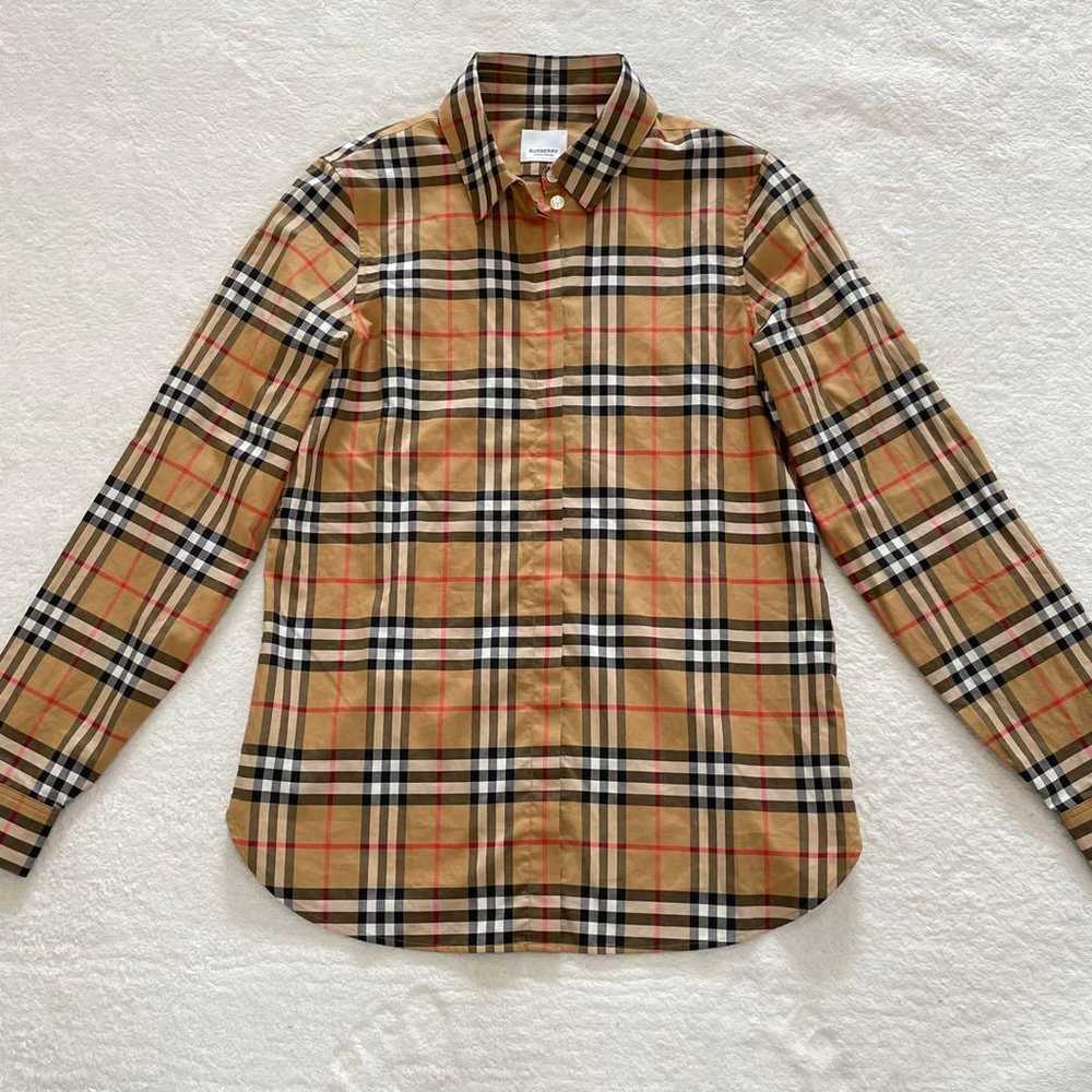 Burberry London England Shirt Current Long Sleeve… - image 1