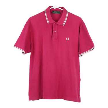 Fred Perry Polo Shirt - Large Pink Cotton - image 1