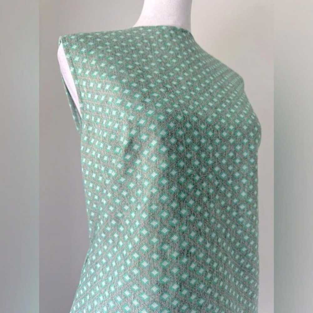 Vintage ‘60s Handmade Mint Green Sleeveless Blouse - image 3