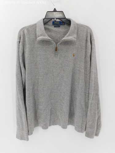 Polo Ralph Lauren Men's Grey Half Zip Sweater Siz… - image 1