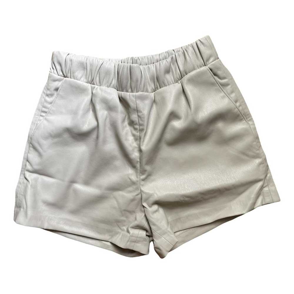 Anine Bing Vegan leather mini short - image 1