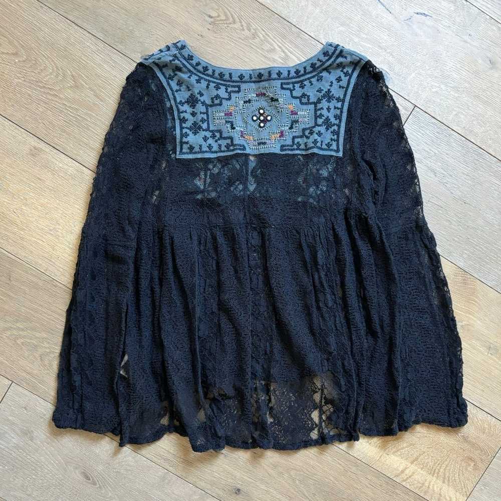 Vintage Free People Boho Long Sleeve - Size XS - image 2