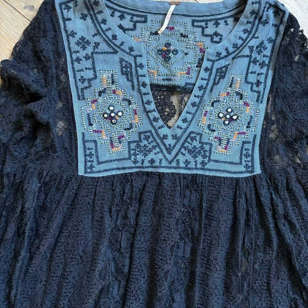 Vintage Free People Boho Long Sleeve - Size XS - image 3