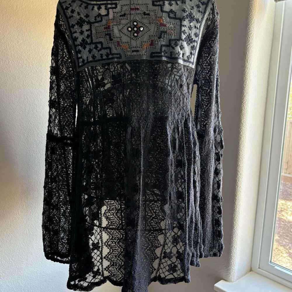 Vintage Free People Boho Long Sleeve - Size XS - image 7