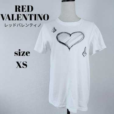 【a898】RED VALENTINO Short-sleeved T-shirt with lo… - image 1