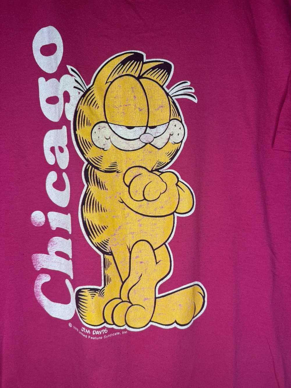 Velva Sheen Vintage 1978 Garfield Chicago Graphic… - image 2