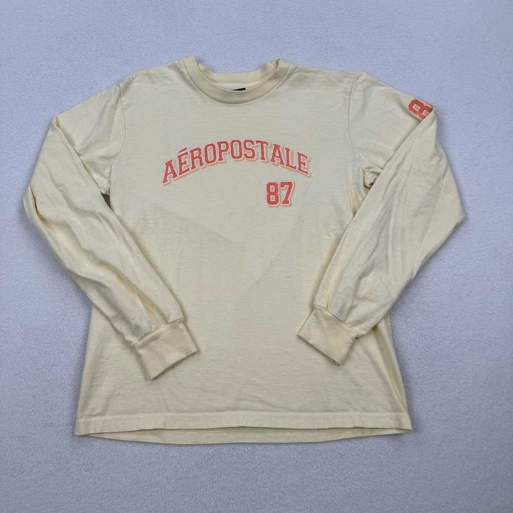 Vintage Aeropostale Shirt Size Small Yellow Long … - image 1