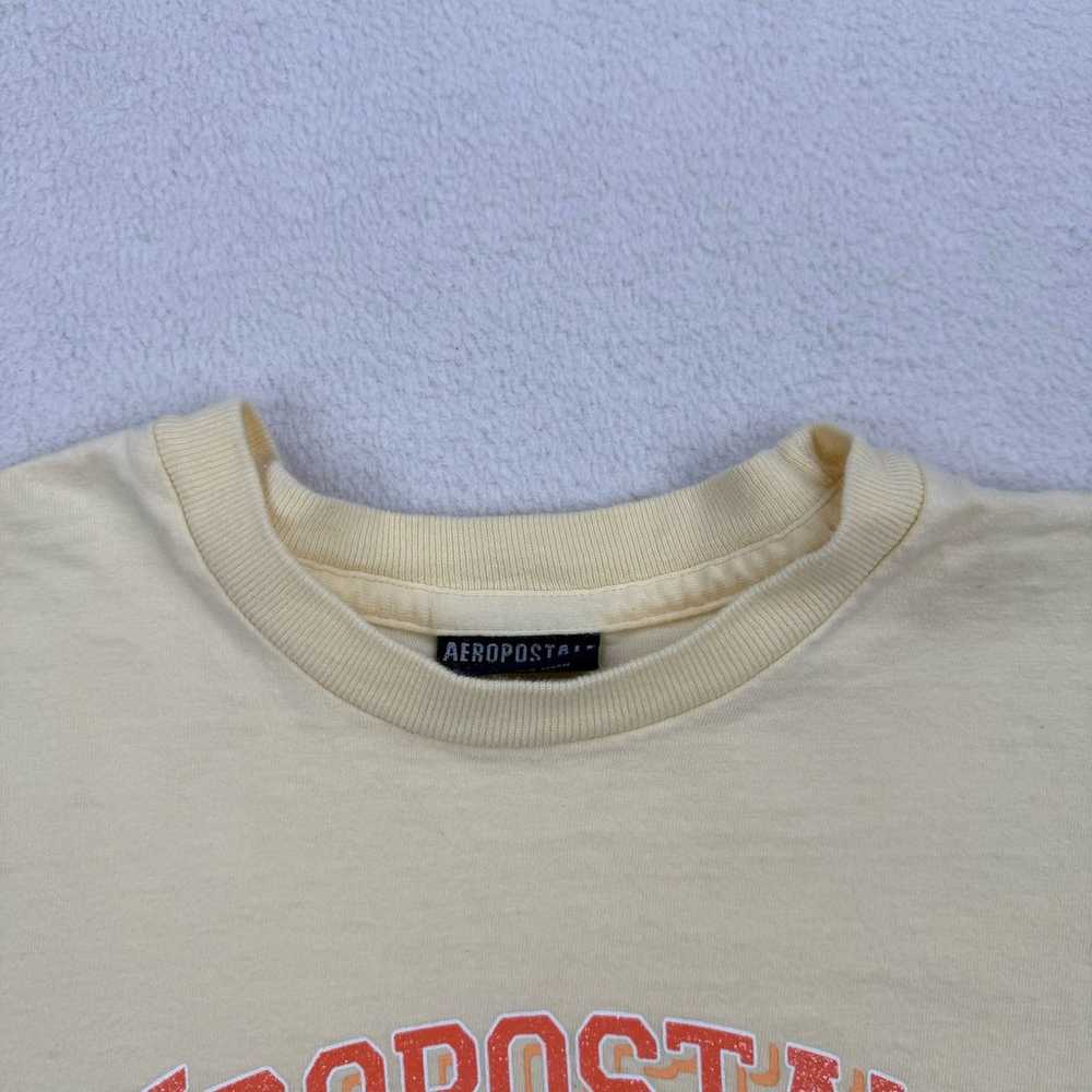 Vintage Aeropostale Shirt Size Small Yellow Long … - image 2