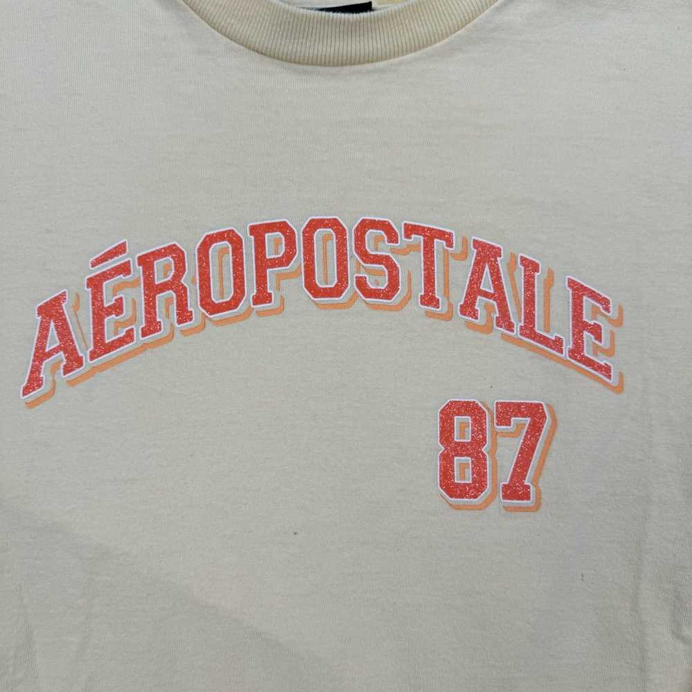 Vintage Aeropostale Shirt Size Small Yellow Long … - image 4