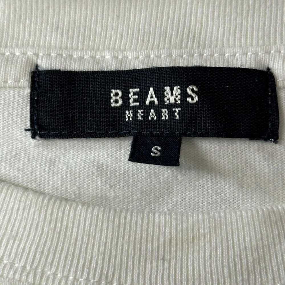 E5867 [Beams Heart] 100% Cotton T-shirt Crew Neck… - image 6