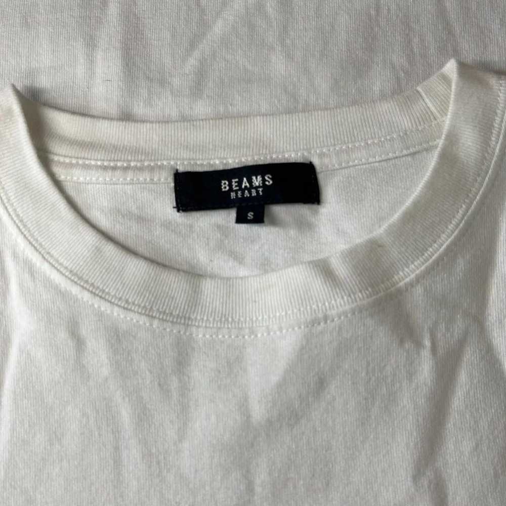 E5867 [Beams Heart] 100% Cotton T-shirt Crew Neck… - image 9