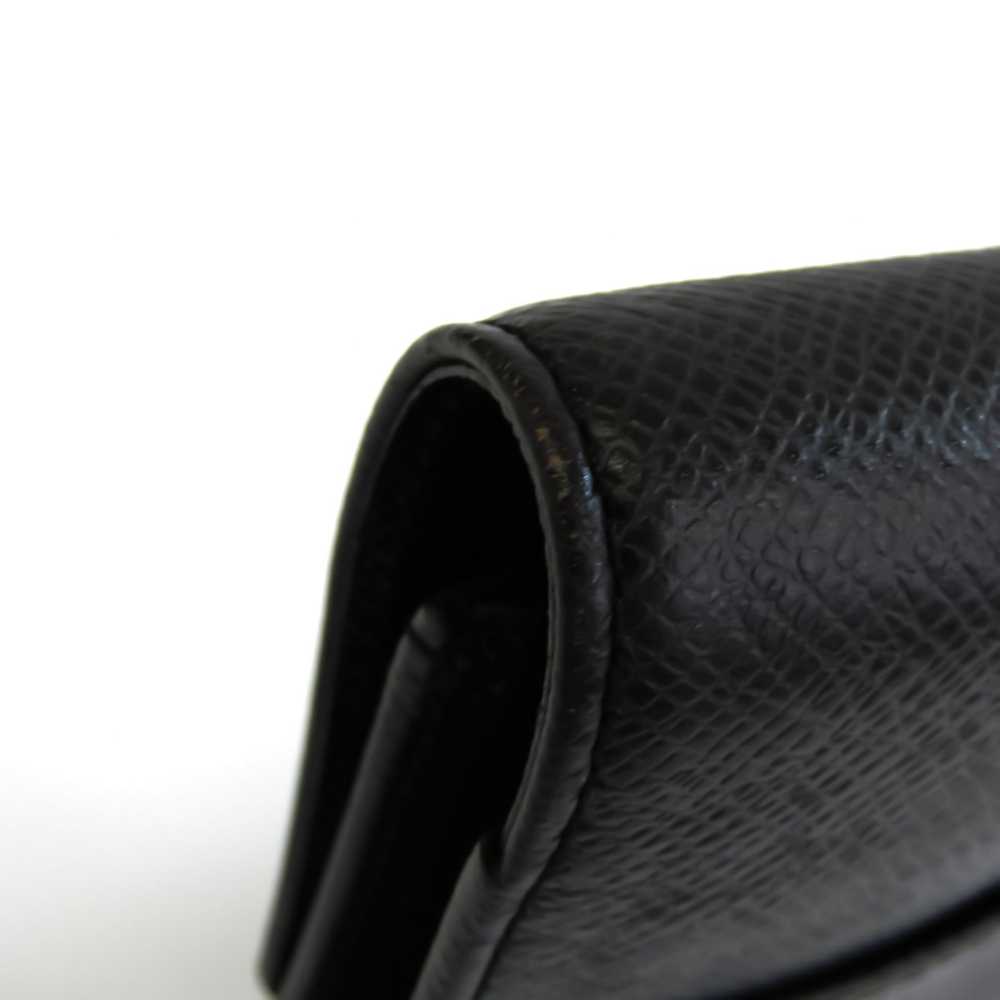 Louis Vuitton Selenga Black Leather Clutch Bag (P… - image 8