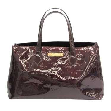 Louis Vuitton Wilshire Burgundy Patent Leather Ha… - image 1