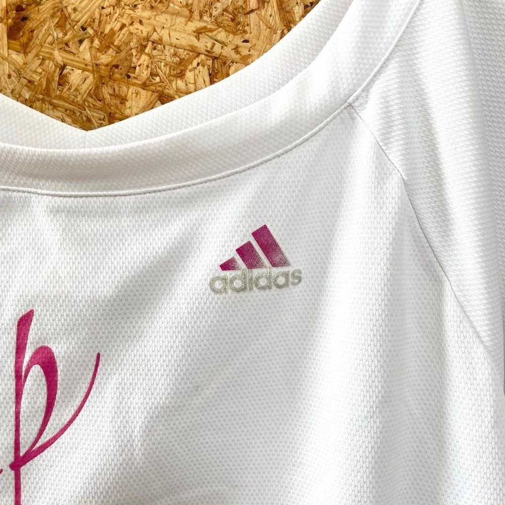 adidas Adidas T-shirt Short Sleeves Mesh Sports L… - image 2