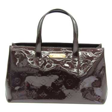 Louis Vuitton Wilshire Burgundy Patent Leather Ha… - image 1