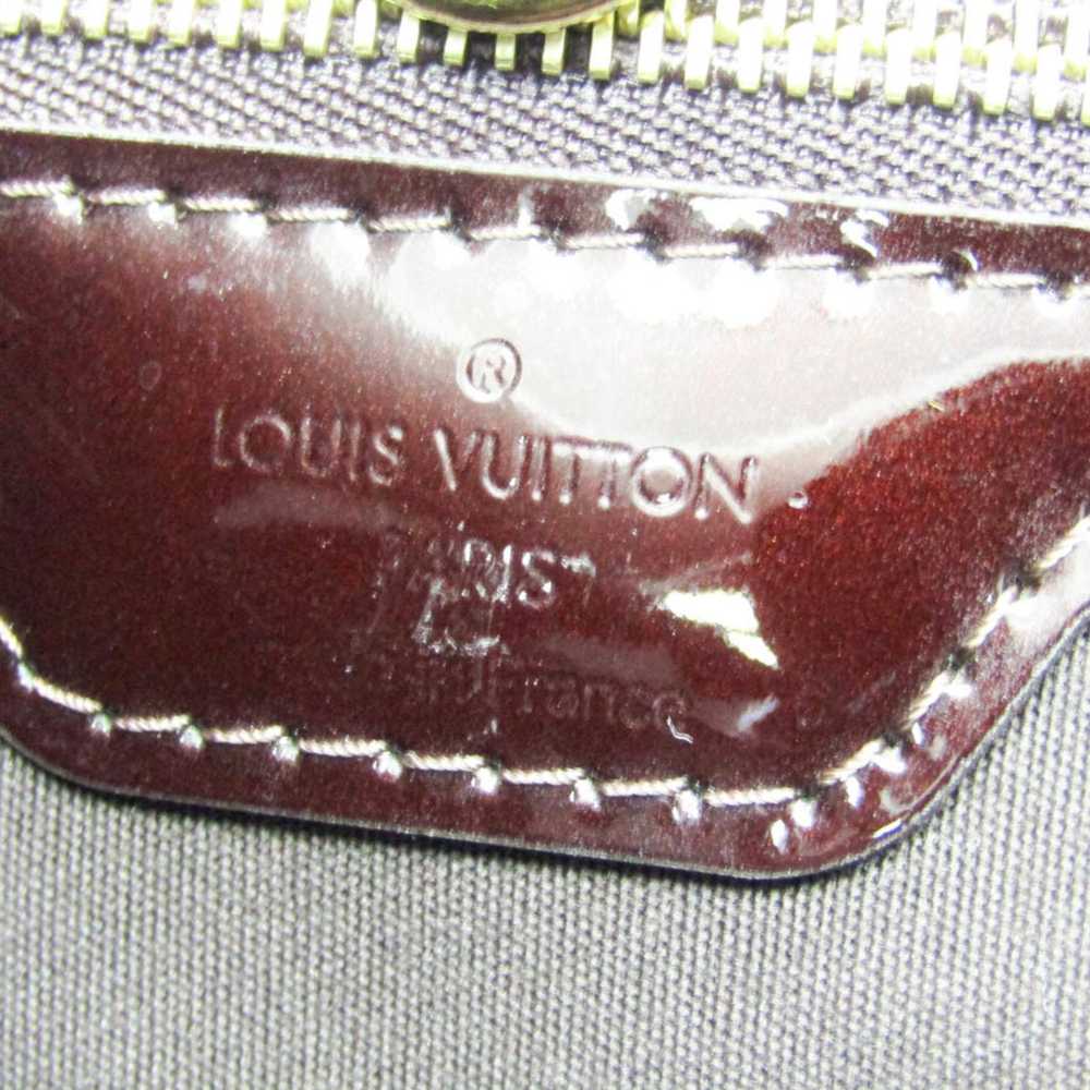 Louis Vuitton Wilshire Burgundy Patent Leather Ha… - image 5