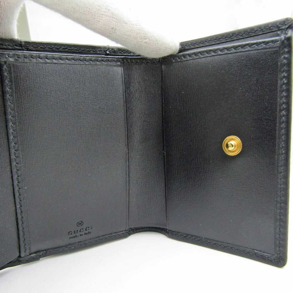 Gucci Horsebit Black Leather Wallet (Pre-Owned) - image 12