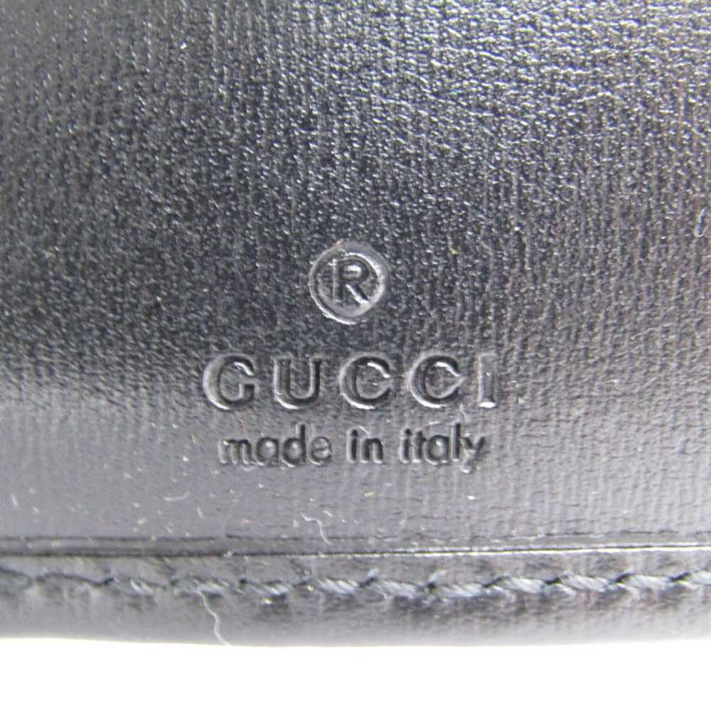 Gucci Horsebit Black Leather Wallet (Pre-Owned) - image 6