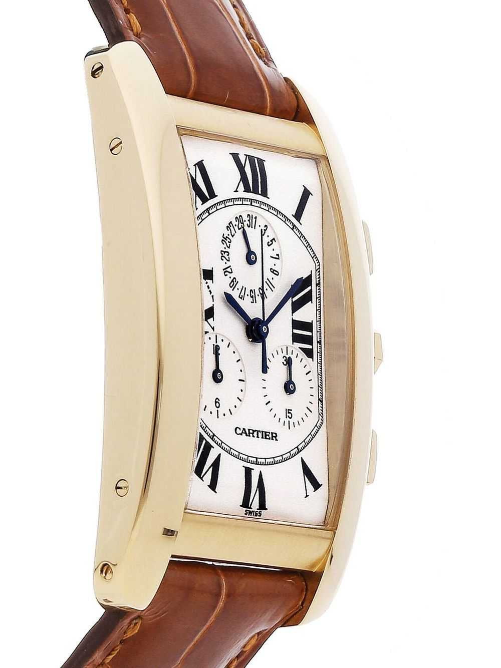 Cartier 2002 pre-owned Tank Americaine Chronorefl… - image 3